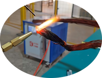 Bobina de Alambre Esmaltado para Transformador, Bobinado para Soldadura Oxihidrógeno, Marca DAYE, Componente Central PLC de 12KW, 1 Año de Garantía