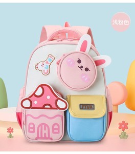 Cartoon Kids <b>Backpack</b> Waterproof Nylon <b>School</b> Bag Lightweight Softback Daypack for Kindergarten Students - Product Image 4