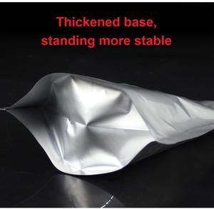ถุงพลาสติกซิปเกรดอาหารสีเงินแบบกําหนดเองยืนขึ้นบรรจุถุงอลูมิเนียมฟอยล์ขนาด<span class=keywords><strong>ใหญ่</strong></span> ESD แบบลามิเนตสามชั้นนํากลับมาใช้ใหม่ได้ - Product Image 6
