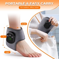 Alat Pijat Pergelangan Kaki Elektrik Portabel Isi Ulang 3 Tingkat Getaran 5 Tingkat Pemanasan Timer 30 Menit Perawatan Kaki Tanpa Kabel