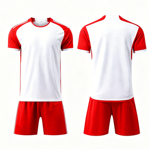 Completo da <span class=keywords><strong>Calcio</strong></span> Retrò Classico Personalizzato da Uomo, Maglia Traspirante in Poliestere con <span class=keywords><strong>Pantaloncini</strong></span> e Nome della Squadra, Modello 2026, Abbigliamento da Squadra - Product Image 3