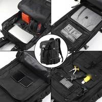 Ransel taktis 40L untuk pria, tas punggung luar ruangan, mendaki, berkemah, serangga, ransel tahan air dengan Port hidrasi