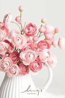 Mini fleurs artificielles en soie de type Ranunculus Ling's Moment pour bouquets DIY, centres de table en gros pour mariages et douches nuptiales