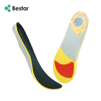 Semelles de chaussures de sport respirantes en gros avec coussin d'air en gel, soutien de la voûte plantaire antichoc pour le soulagement de la fasciite plantaire - Unisexe