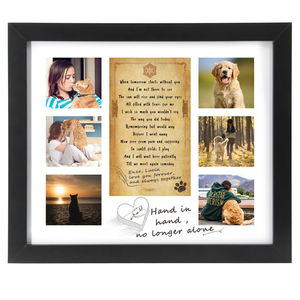Marco Conmemorativo para Mascotas con Múltiples Fotos y Poema de Condolencias, 6 Ranuras para Fotos, Regalo de Homenaje para Perros y Gatos - Product Image 3