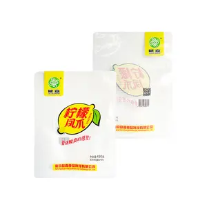 Bolsa de plástico con sello de tres lados con calor impresa personalizada, bolsa de té para embalaje