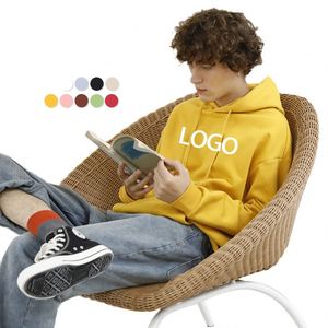 OEM logotipo personalizado estampado 500 GSM peso pesado algodón poliéster invierno grueso gota hombro sudaderas con capucha con forro polar liso para hombres - Product Image 1