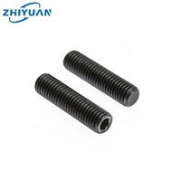 Acier au carbone avec zinc noir de DIN 913 Vis à tête cylindrique à pointe plate