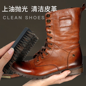 Cepillo limpiador Histofree de pelo de cerdo negro para limpiar zapatos de uso doméstico y deportivo - Product Image 3