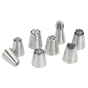 Venta directa de fábrica de boquillas de acero inoxidable 304 sin costuras para pasteles, merengues, galletas, churros y repostería - Product Image 4