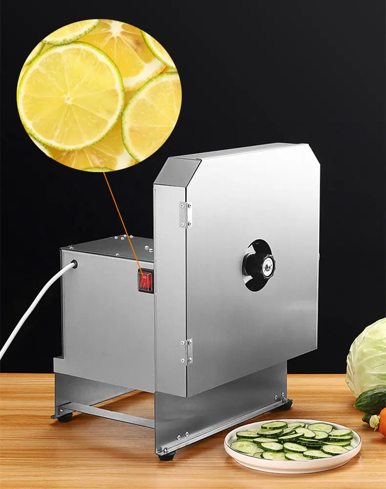 キッチン多機能野菜スライサー商用電気大根ポテトスライスレモンスライサー野菜スライサー