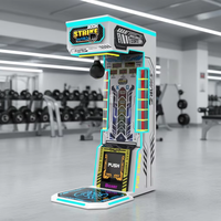 Machine de jeu d'arcade de boxe à monnayeur pour divertissement de rue avec vitrine de récompenses