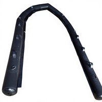 Ponton gonflable commercial en PVC pour jet ski avec kit de protection de bordure, bouée de sécurité et valve sécurisée