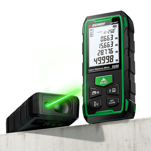 स्ंडवे sw-gt ग्रीन आउटडोर रेंजफाइंडर 50 मीटर चुंबकीय बल ओएम लेजर दूरी मीटर - Product Image 1