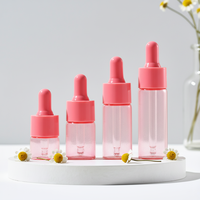 Petits flacons ronds en verre pour huiles essentielles, sérums, crèmes pour le visage et crèmes pour les yeux, avec impression sérigraphique et compte-gouttes