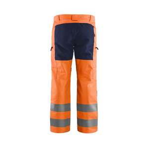 BLAKLADER - 158518115389C58 Pantalón Hi-Vis con elástico Naranja/Azul marino-EAN 7330509703311 ROPA DE TRABAJO DE LA HI-VIS - Product Image 2