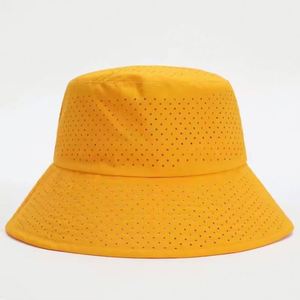 Wholesale 2024 Summer New Arrival Laser Hole Fishing <b>Hat</b> Fast Dry Breathable Golf Bucket Sun <b>Hat</b> <b>for</b> Women Large Head Men - Product Image 3