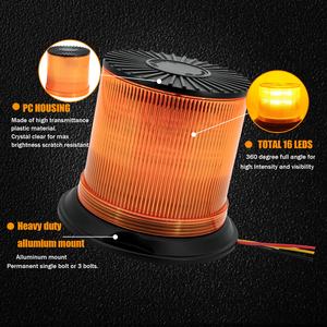 Pabrik Grosir SAE J845 Kelas 1 Lampu Strobo Berkualitas Tinggi Tahan Lama untuk Peringatan dengan Basis Aluminium untuk Keselamatan Truk Industri - Product Image 4