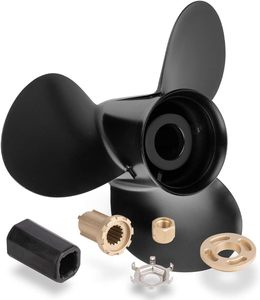 Hélice de <span class=keywords><strong>bateau</strong></span> améliorée 13 1/4 X17 48-77344A45 compatible avec les moteurs hors-bord <span class=keywords><strong>Mercury</strong></span>, kits de moyeu à 15 cannelures inclus - Product Image 3
