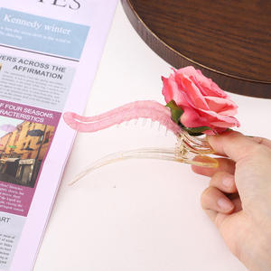 Pinces à cheveux en plastique multicolores en forme de bec de canard, style simple, accessoires pour cheveux mi-liaqués pour femmes - Product Image 6