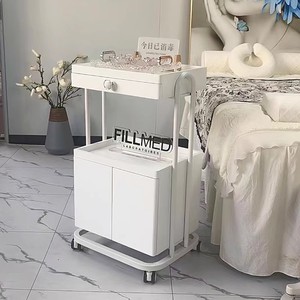 Hot Sale Beauty Bar Multi-functional ABS Beauty Rack Spa White Gray Beauty Equipment <b>Trolley</b> - Product Image 3