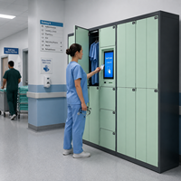 Casillero Inteligente para Ropa Sucia Winnsen Medical con Acceso RFID para el Personal, para la Gestión de Ropa de Hospital