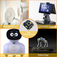 Mini USB UVC Interface 13MP IMX258 Capteur CMOS Autofocus Ambarella Module de caméra pour Machine Vision IoT