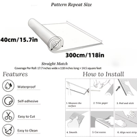 Papier peint auto-adhésif avec effet d'illusion 3D - Autocollant amovible pour carrelage, murs, sols, plafonds pour la décoration de la maison