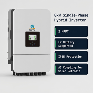 Kit de Sistema de Energía Solar Nevo de 3kw-18kw, Completo, 220v, para Hogar, Fuera de la Red, Conjunto Completo Nsm-3k-18k-hy, Gestión de Energía de Alta Eficiencia - Product Image 3