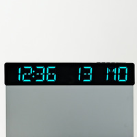 Horloge de table numérique intelligente multifonctionnelle avec minuterie LED personnalisée pour la maison