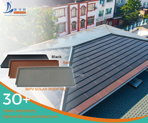 Bán buôn UV năng lượng mặt trời gạch mái bifacial bipv năng lượng mặt trời bệnh zona với perc Công nghệ năng lượng xanh hệ thống điện nhà máy trực tiếp - Product Image 2