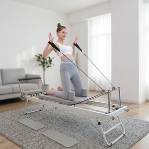 Cama de Pilates Profesional Ajustable y Portátil para Gimnasio en <span class=keywords><strong>Casa</strong></span> y Uso en Estudio de Pilates, Plataforma Deslizante Silenciosa, Máquina de Fitness - Product Image 1