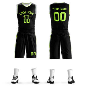 بيع بالجملة احترافي مخصص للرجال شبكة عكسها الخامس الرقبة قمصان كرة السلة رخيصة ملابس رياضية - Product Image 1