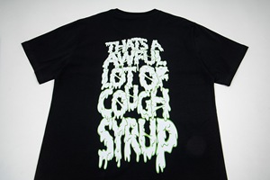 Camiseta de algodón grueso de 240g |   Camiseta Oversize de Streetwear con Estampado Gráfico de Esqueleto y Letras con Efecto Goteo - Product Image 3