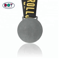 Médaille de fête de carnaval en métal de logo de fabricant personnalisé avec la lanière de tissu de ruban de sublimation