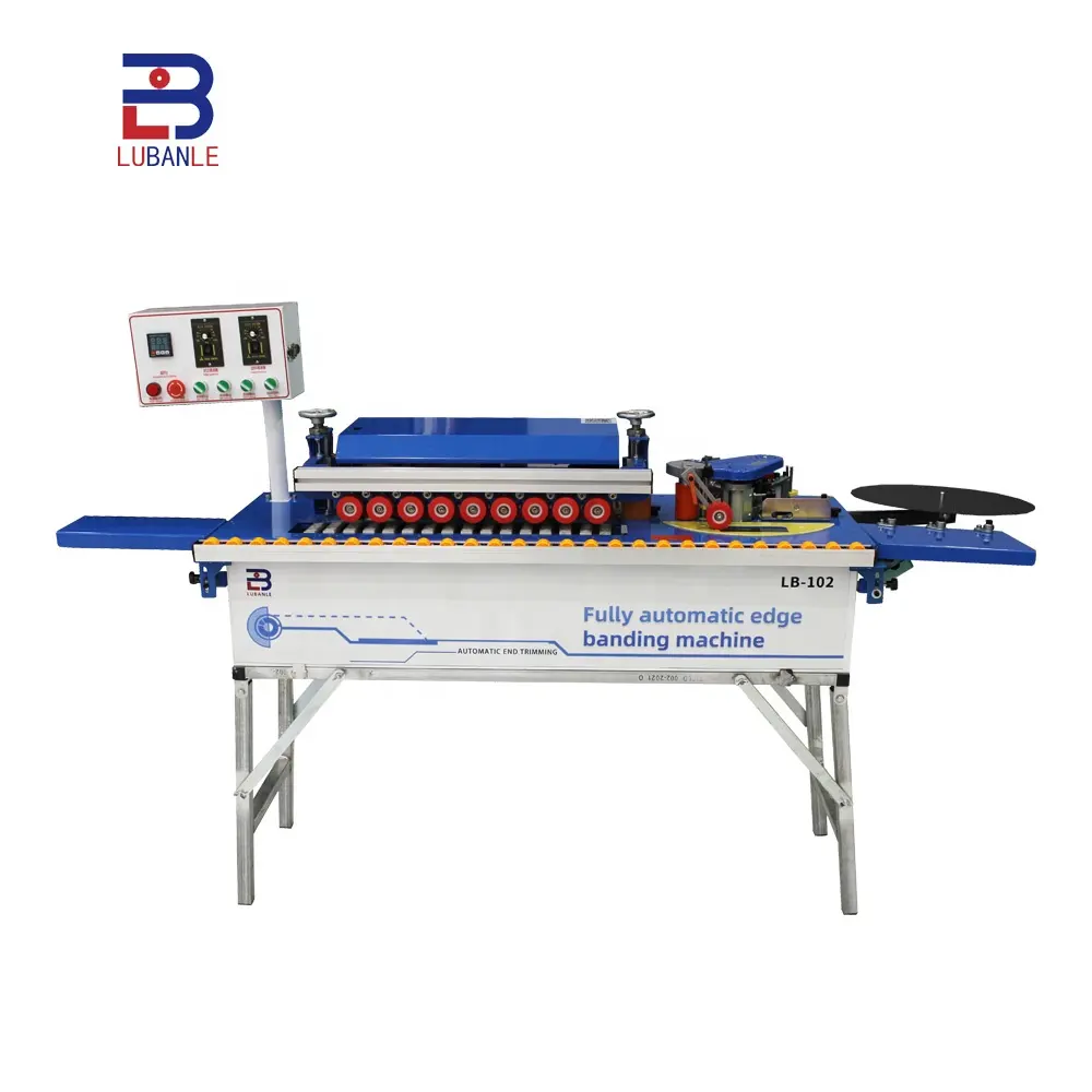 Woodworking small curve straight line edge bander PVC wood automatic edge banding machine for sale