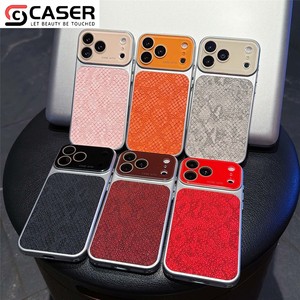 Funda de Cuero con Patrón de Cocodrilo, Diseño Simple de Color Sólido, Compatible con <span class=keywords><strong>iPhone</strong></span> Serie <span class=keywords><strong>12</strong></span>-17, Gran Venta - Product Image 1