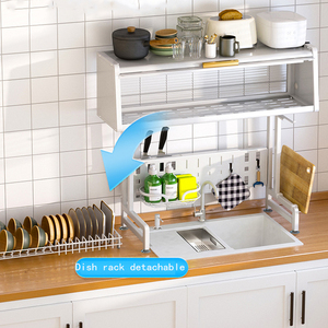 Étagères <span class=keywords><strong>avec</strong></span> porte d'armoire prévention <span class=keywords><strong>de</strong></span> la poussière accessoires <span class=keywords><strong>de</strong></span> cuisine support <span class=keywords><strong>de</strong></span> <span class=keywords><strong>plaque</strong></span> supports <span class=keywords><strong>de</strong></span> séchage <span class=keywords><strong>de</strong></span> vaisselle supports <span class=keywords><strong>de</strong></span> stockage - Product Image 6