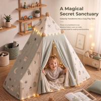 Kit de construction de fort en bois pour événements de maternelle, blocs éducatifs, jouet de construction DIY sûr et non toxique, vente en gros OEM ODM