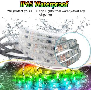 Bande lumineuse à LED 24V Bandes lumineuses à LED pour maison intelligente-Commande vocale avec Alexa et <span class=keywords><strong>Google</strong></span> Assistant - Product Image 5