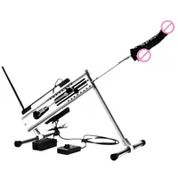 Machine sexuelle à double commande vocale à distance - Dispositif de poussée télescopique ultra-silencieux 30 dB, longueur réglable, vitesse variable, sextoy