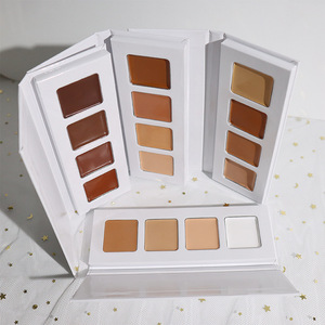 <span class=keywords><strong>Palette</strong></span> <span class=keywords><strong>de</strong></span> <span class=keywords><strong>correcteur</strong></span> crème DIY 6 couleurs à marque privée avec hydratant et couvrance, contouring et ombrage, perles, sans logo - Product Image 5