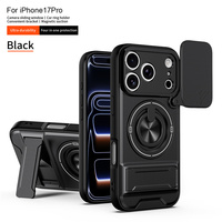 Étui de téléphone pliable avec béquille magnétique de protection de l'appareil photo coulissant Lichicase pour Itel A100C Étui coloré