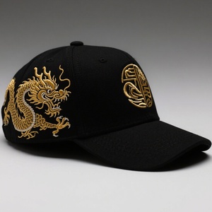 หมวกแก๊ปเบสบอล6แผงหมวกกีฬาปักลาย3D โลโก้ได้ตามต้องการ - Product Image 6