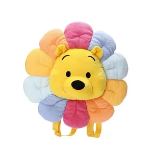 2024 New Design Children Toys Plush Backpack Mickey Mouse Bags Sunflower Animals Plush Bag for Sale