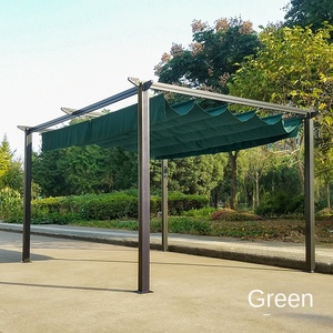 <span class=keywords><strong>Auvent</strong></span> de cour de conception télescopique de pavillon d'alliage d'aluminium de cadre de raisin simple avec les bâtiments de jardin <span class=keywords><strong>en</strong></span> <span class=keywords><strong>bois</strong></span> traités par pression de nature - Product Image 4