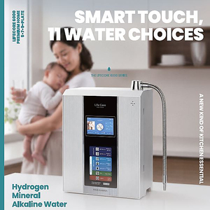 เครื่องทำน้ำอัลคาไลน์ไฟฟ้าสำหรับใช้ในครัวเรือน LIFECORE-6000 ของเกาหลี แผ่นแพลตตินัม-ไทเทเนียม 5/7/9 แผ่น pH 2.7-11.3 รับผลิตแบบ OEM ODM - Product Image 4
