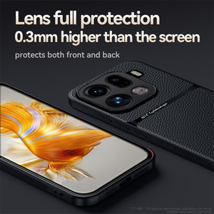 Funda de teléfono de cuero de lujo cubierta de protección de lente de cámara de montaje de coche magnético para <span class=keywords><strong>Oppo</strong></span> <span class=keywords><strong>Find</strong></span> X9 <span class=keywords><strong>Pro</strong></span> X9 X8 <span class=keywords><strong>Pro</strong></span> X8 - Product Image 5