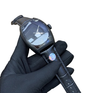 Reloj Mecánico de Diseño Cuadrado con Correa de Cuero Genuino para Hombre, Recién Llegado - Product Image 2