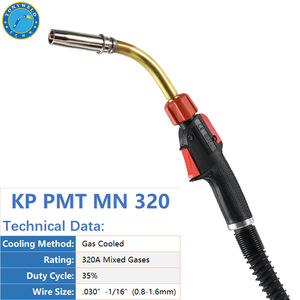 Pistola de Soldadura MIG Multicuello PMT MN 320A Refrigerada por Aire, 3.5m 5m, Tipo <span class=keywords><strong>Kemppi</strong></span>, Precio de Fábrica, Venta al por Mayor, Soporte OEM y Muestras - Product Image 2